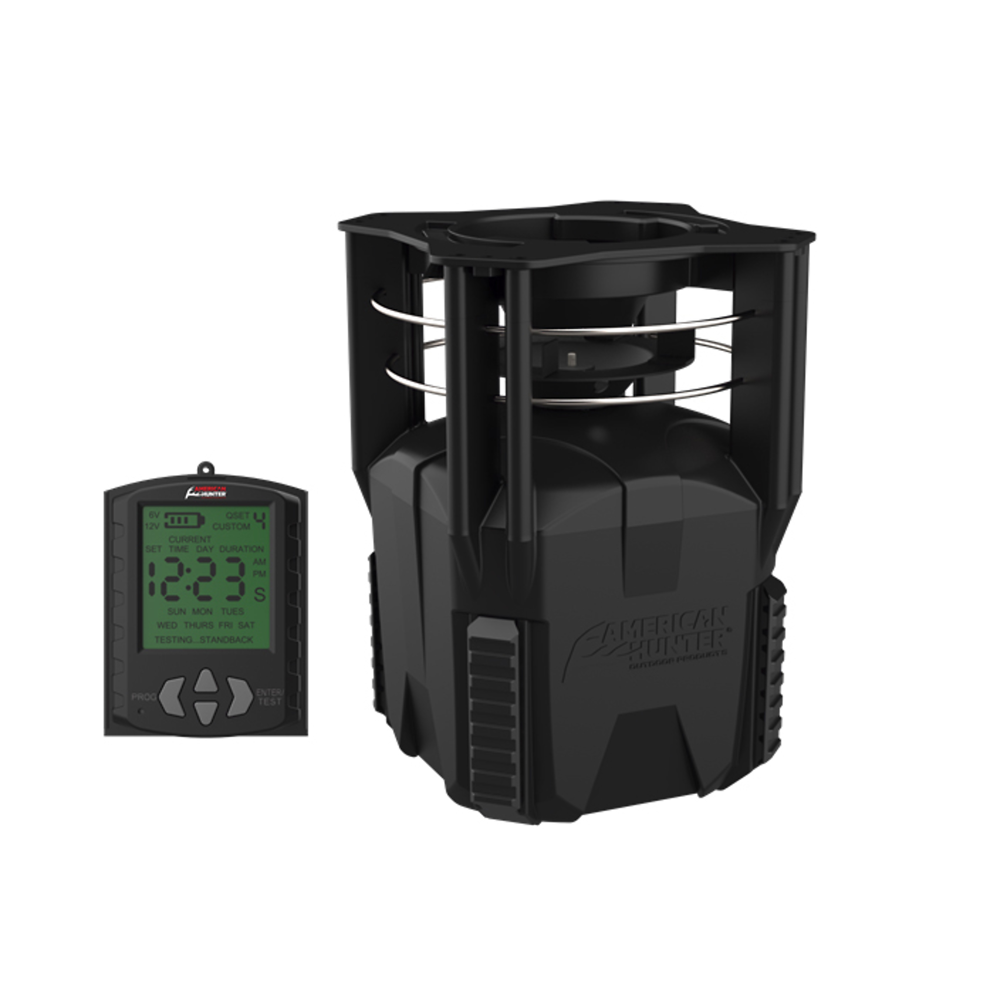 American Hunter, XD-PRO 6 Volt Feeder Timer Kit, Color Black, Model# AH-XDPRO-KIT